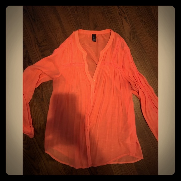 Gap sheer Long sleeve shirt - Picture 1 of 3